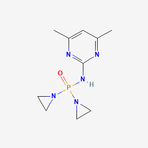 Phosphinic amide, P,P-bis(1-aziridinyl)-N-(4,6-dimethyl-2-pyrimidinyl)-