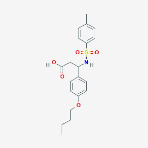 4-Butoxy-I(2)-[[(4-methylphenyl)sulfonyl]amino]benzenepropanoic acid