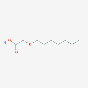 molecular formula C9H18O3 B14169297 2-Heptoxyacetic acid CAS No. 3966-20-9