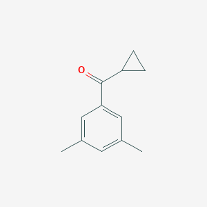 B141695 Cyclopropyl 3,5-dimethylphenyl ketone CAS No. 150668-38-5