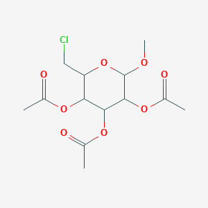 Methyl 2,3,4-tri-O-acetyl-6-chloro-6-deoxyhexopyranoside