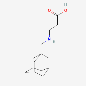 3-(1-Adamantylmethylamino)propanoic acid