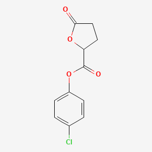 2-(p-Chlorophenyl)-5-oxotetrahydro-2-furoic acid