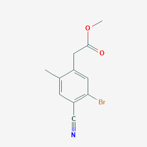 Methyl 5-bromo-4-cyano-2-methylphenylacetate
