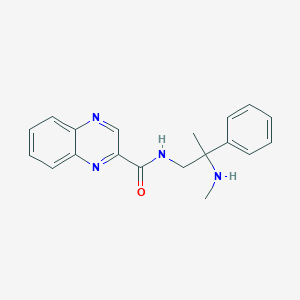 N-[2-(Methylamino)-2-phenylpropyl]quinoxaline-2-carboxamide