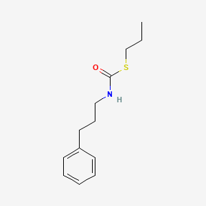 Carbamothioic acid, (3-phenylpropyl)-, S-propyl ester