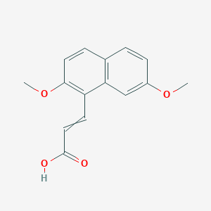 2-Propenoic acid, 3-(2,7-dimethoxy-1-naphthalenyl)-