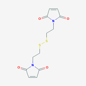 molecular formula C12H12N2O4S2 B014170 二硫代双(N-乙基马来酰亚胺) CAS No. 71865-37-7