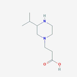 3-(3-Isopropylpiperazin-1-YL)propanoic acid