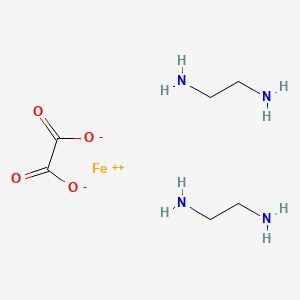 Iron, bis(1,2-ethanediamine-N,N')(ethanedioato(2-)-O,O')-, (OC-6-22)-