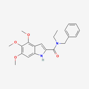 N-benzyl-N-ethyl-4,5,6-trimethoxy-1H-indole-2-carboxamide