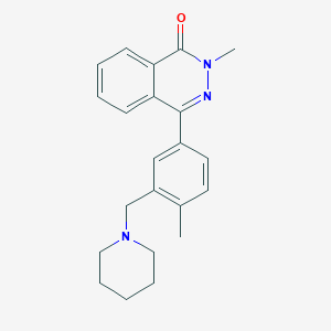 2-Methyl-4-[4-methyl-3-(piperidin-1-ylmethyl)phenyl]phthalazin-1-one