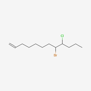 8-Bromo-9-chlorododec-1-ene