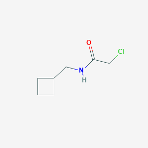molecular formula C7H12ClNO B1417022 2-chloro-N-(cyclobutylmethyl)acetamide CAS No. 1095592-81-6