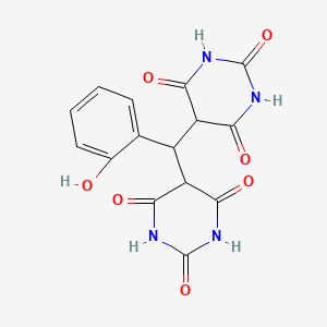 5,5'-[(2-hydroxyphenyl)methanediyl]dipyrimidine-2,4,6(1H,3H,5H)-trione