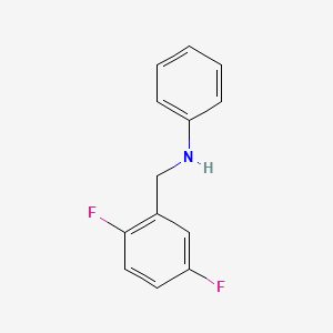 molecular formula C13H11F2N B1417025 N-[(2,5-difluorophenyl)methyl]aniline CAS No. 1096852-39-9
