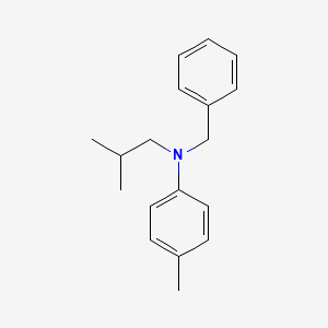 N-Benzyl-4-methyl-N-(2-methylpropyl)aniline