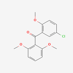 Methanone, (5-chloro-2-methoxyphenyl)(2,6-dimethoxyphenyl)-