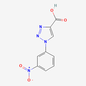 1-(3-nitrophenyl)-1H-1,2,3-triazole-4-carboxylic acid