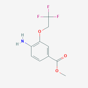Methyl 4-amino-3-(2,2,2-trifluoroethoxy)benzoate