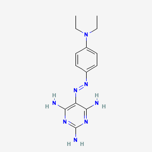 2,4,6-Triamino-5-(p-diethylamino)phenylazopyrimidine