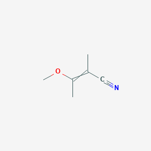 3-Methoxy-2-methylbut-2-enenitrile