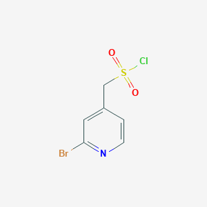 molecular formula C6H5BrClNO2S B14170363 (2-Bromopyridin-4-YL)methanesulfonyl chloride 