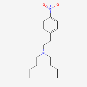 molecular formula C16H26N2O2 B14170533 N-butyl-N-[2-(4-nitrophenyl)ethyl]-1-butanamine CAS No. 5339-00-4