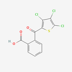 molecular formula C12H5Cl3O3S B14170595 2-[(3,4,5-Trichloro-2-thienyl)carbonyl]benzoic acid CAS No. 97268-16-1