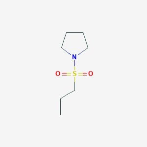 molecular formula C7H15NO2S B14170617 1-Propylsulfonylpyrrolidine CAS No. 57547-92-9