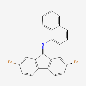 2,7-Dibromo-N-(naphthalen-1-YL)-9H-fluoren-9-imine