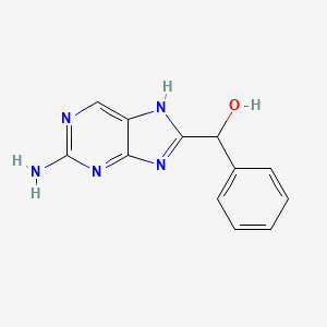 (2-amino-7H-purin-8-yl)(phenyl)methanol