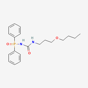 N-[(3-Butoxypropyl)carbamoyl]-P,P-diphenylphosphinic amide