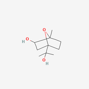 7-Oxabicyclo(2.2.1)heptane-1-methanol, 3-hydroxy-alpha,alpha,4-trimethyl-, exo-