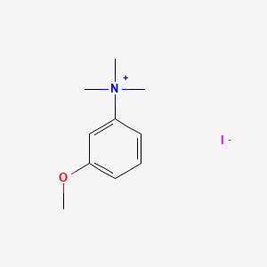 molecular formula C10H16INO B14170720 (m-Methoxyphenyl)trimethylammonium iodide CAS No. 53290-32-7