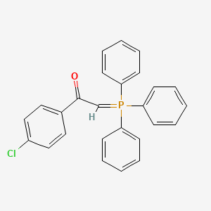 molecular formula C26H20ClOP B14170783 Ethanone, 1-(4-chlorophenyl)-2-(triphenylphosphinylidene)- CAS No. 1777-56-6