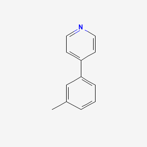 molecular formula C12H11N B14170803 4-(3-Methylphenyl)pyridine CAS No. 4385-68-6