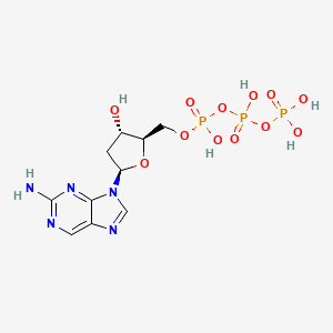 9-(2-Deoxy-5-O-(hydroxy((hydroxy(phospho nooxy)phosphinyl)oxy)phophinyl)-beta-D-erythro-pentofuranosyl)-9H-purin-2-amine