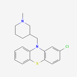 2-Chloro-10-(1-methyl-3-piperidylmethyl)phenothiazine