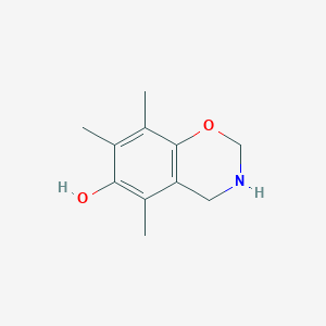 5,7,8-Trimethyl-3,4-dihydro-2H-1,3-benzoxazin-6-ol