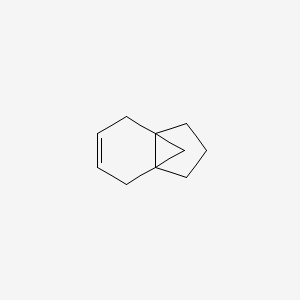 molecular formula C10H14 B14170970 Tricyclo(4.3.1.0(1,6))deca-3-ene CAS No. 17048-59-8