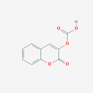 molecular formula C10H6O5 B14170984 2-Oxo-2H-1-benzopyran-3-yl hydrogen carbonate CAS No. 924893-04-9