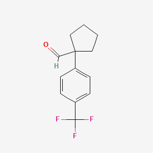 1-(4-Trifluoromethyl-phenyl)-cyclopentanecarbaldehyde