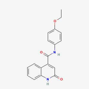 N-(4-ethoxyphenyl)-2-oxo-1H-quinoline-4-carboxamide