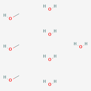 molecular formula C3H22O8 B14171073 Methanol;pentahydrate CAS No. 921771-26-8