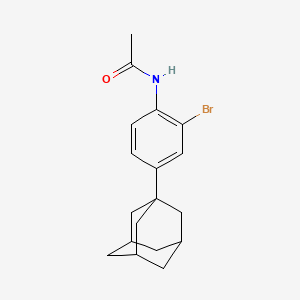 N-(2-Bromo-4-tricyclo[3.3.1.13,7]dec-1-ylphenyl)acetamide