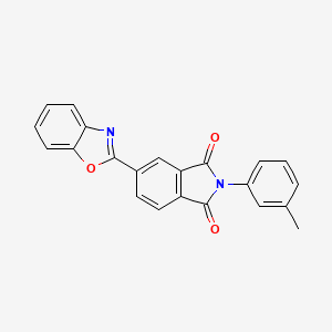 5-(1,3-benzoxazol-2-yl)-2-(3-methylphenyl)-1H-isoindole-1,3(2H)-dione