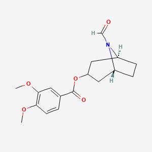 molecular formula C17H21NO5 B14171207 Confoline CAS No. 76971-33-0