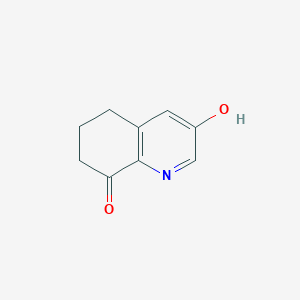 molecular formula C9H9NO2 B14171212 3-Hydroxy-6,7-dihydroquinolin-8(5H)-one 