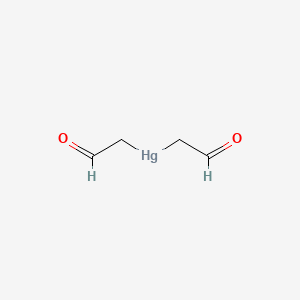 molecular formula C4H6HgO2 B14171235 Bis(2-oxoethyl)mercury CAS No. 4387-13-7